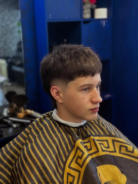 Client haircut at Prince and Hill Barbershop — gallery photo 1